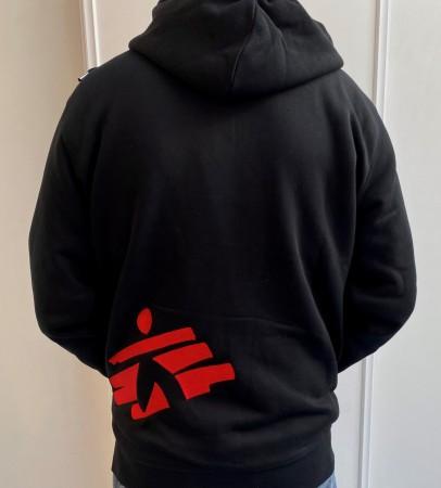 Hoodie MSF noir dos