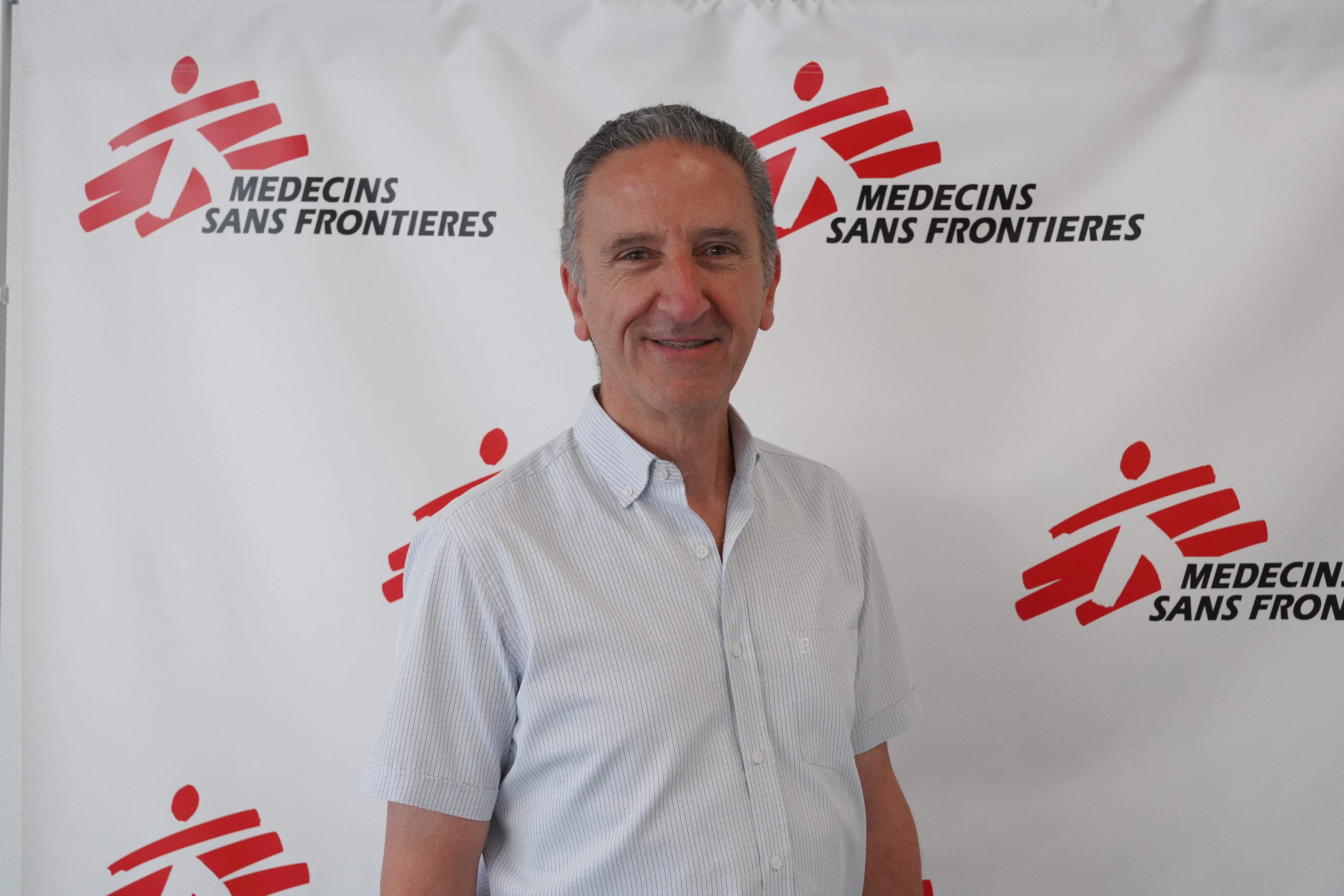 Bechara Ziadé, Président sortant de MSF Luxembourg. Mai, 2024 © MSF