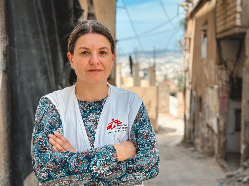 Itta Helland-Hansen, coordinatrice de projet MSF à Jénine et Tulkarem, Cisjordanie. © Oday Alshobaki/MSF