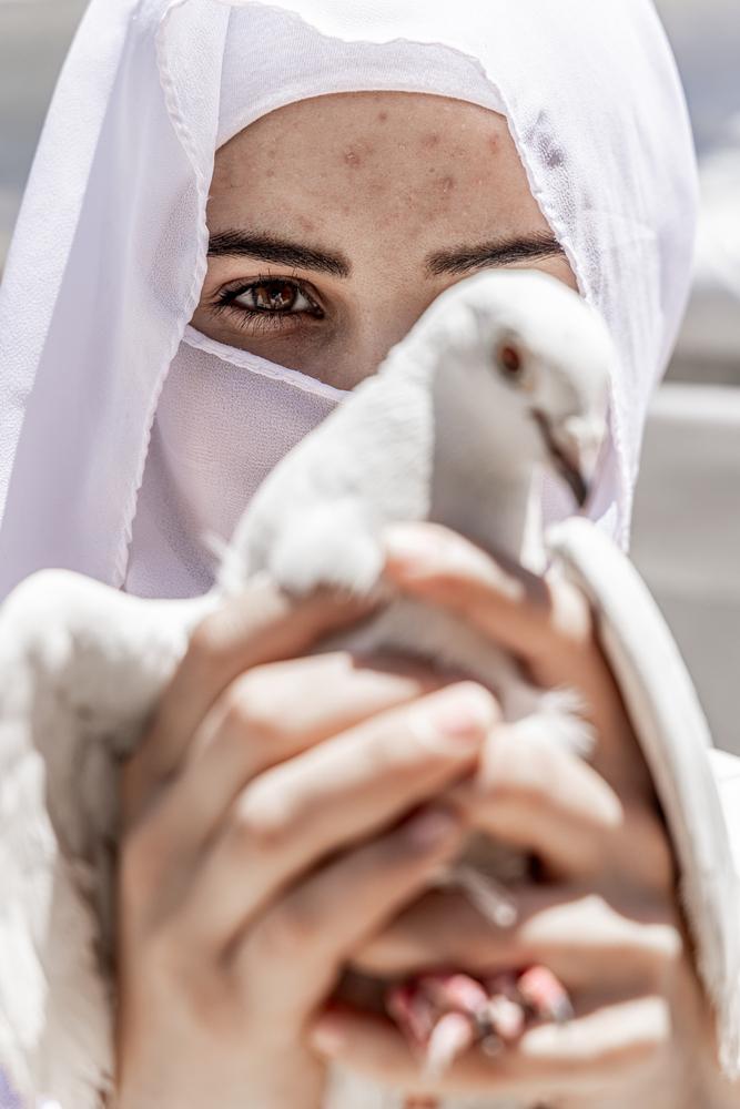 Maya, réfugiée syrienne dans le nord-est du Liban, tient une colombe qu'elle soigne dans la tente de sa famille à Arsal. Veuve et victime d'un mariage d'enfants, Maya a subi de graves traumatismes mentaux, notamment après la mort de ses filles dans un incendie. Mariam cherche aujourd'hui à se soigner et à soigner son entourage en prêchant des soins communautaires et en apportant un soutien en matière de santé mentale. Cependant, le récent sentiment anti-réfugiés dans la région a rendu les choses difficiles.