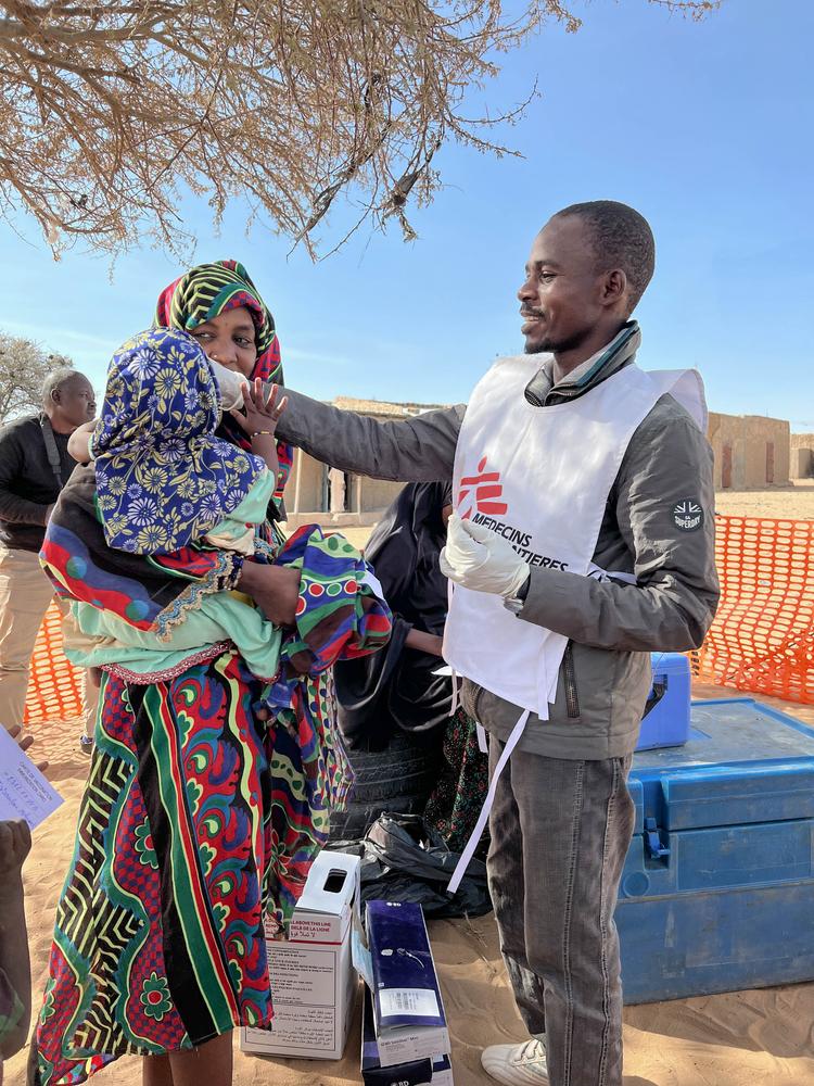 Vaccination contre la diphtérie dans la région de Zinder, Niger