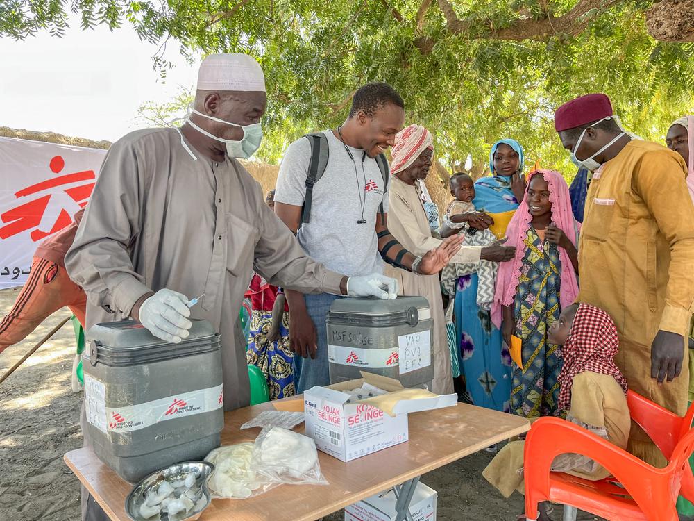 Campagne de vaccination contre la diphtérie dans la province de Batha, Tchad