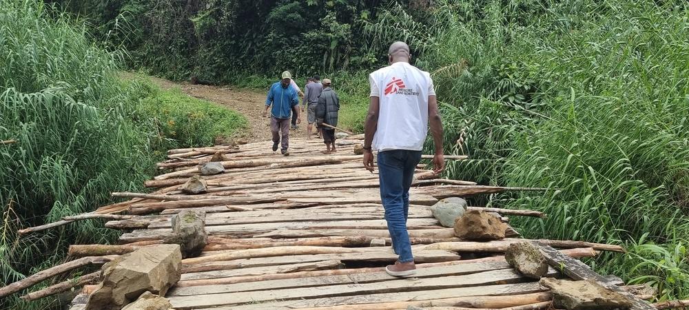 Frontière entre les districts de Jimi et de North Waghi, province de Jiwaka