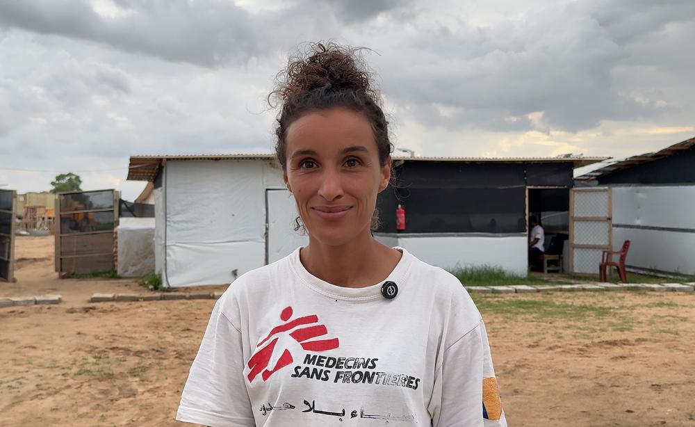 Myriam Laroussi, coordinatrice de projet au camp de réfugiés soudanais de Metche, à l'est du Tchad