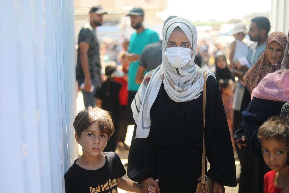 Rasha Musabeh, 24 ans Yaris Ald, détectée à Taha Al Musa, Khan Yunis, Gaza.