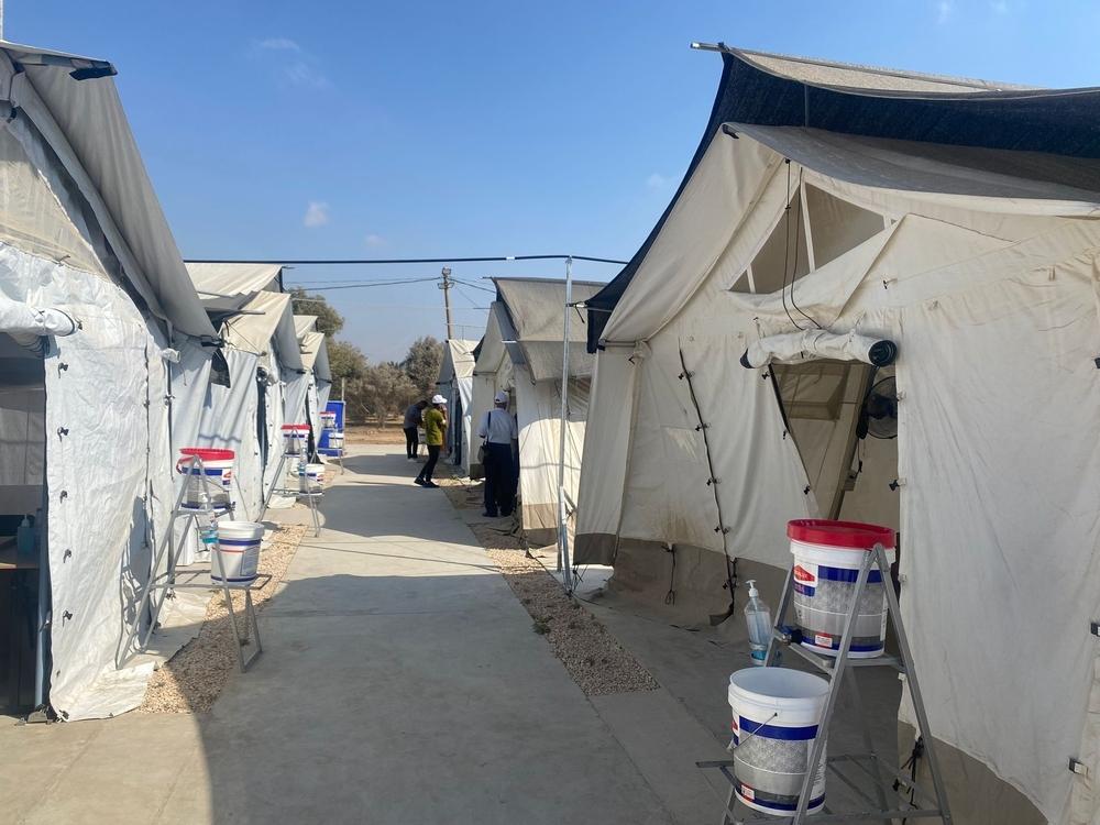 Hôpital de campagne MSF, Deir Al Balah, Gaza. 