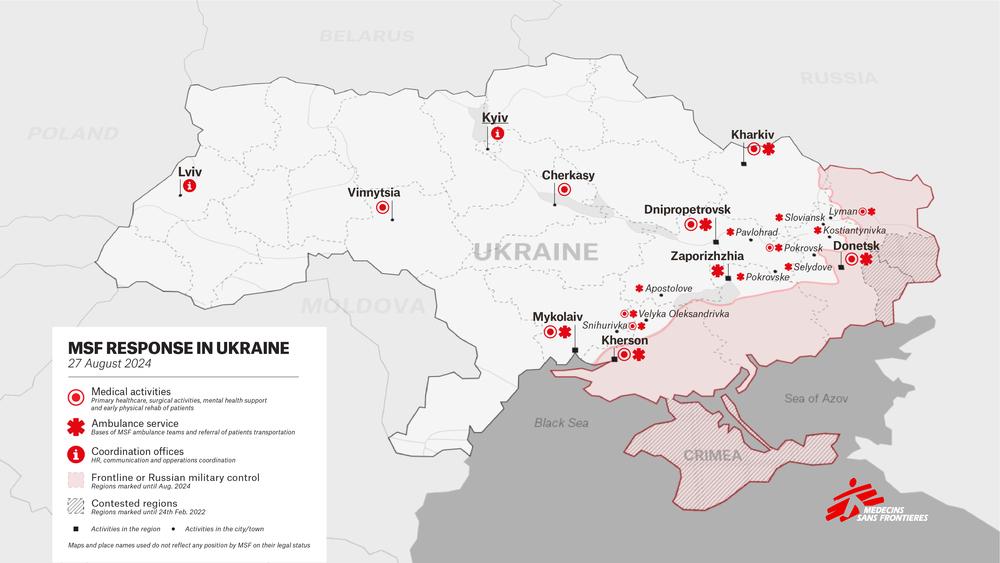 Réponse en Ukraine de MSF