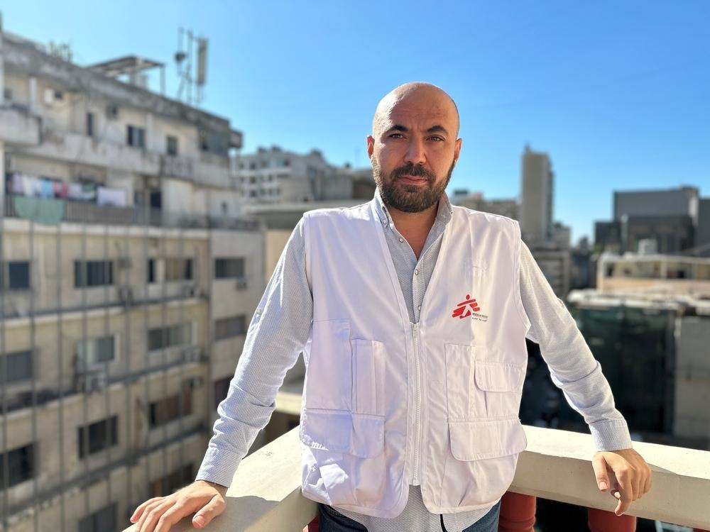 Ali Almohammed, un médecin MSF d'Alep, en Syrie, travaille comme coordinateur médical MSF au Liban.