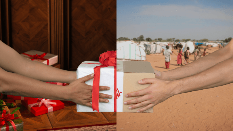 Image du colis d'urgence © MSF