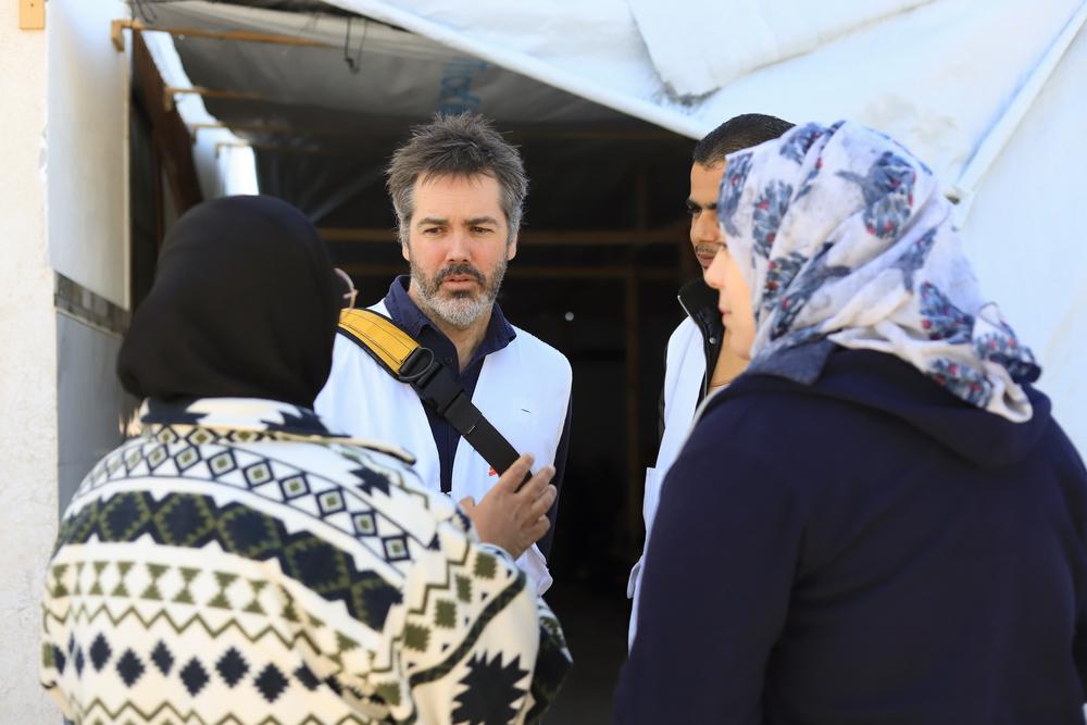 Visite de Christopher Lockyear à Rafah.