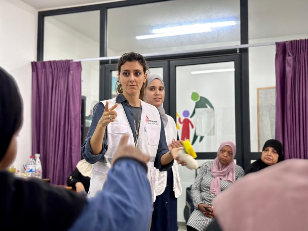 Face à la violence des colons et de l'armée israélienne, MSF dispense des formations aux premiers secours