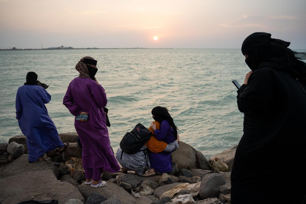 Les sages-femmes de la maternité MSF de l'hôpital général de Mocha au bord de la mer Rouge.