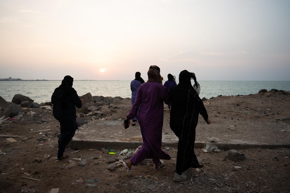 Les sages-femmes de la maternité MSF de l'hôpital général de Mocha au bord de la mer Rouge.