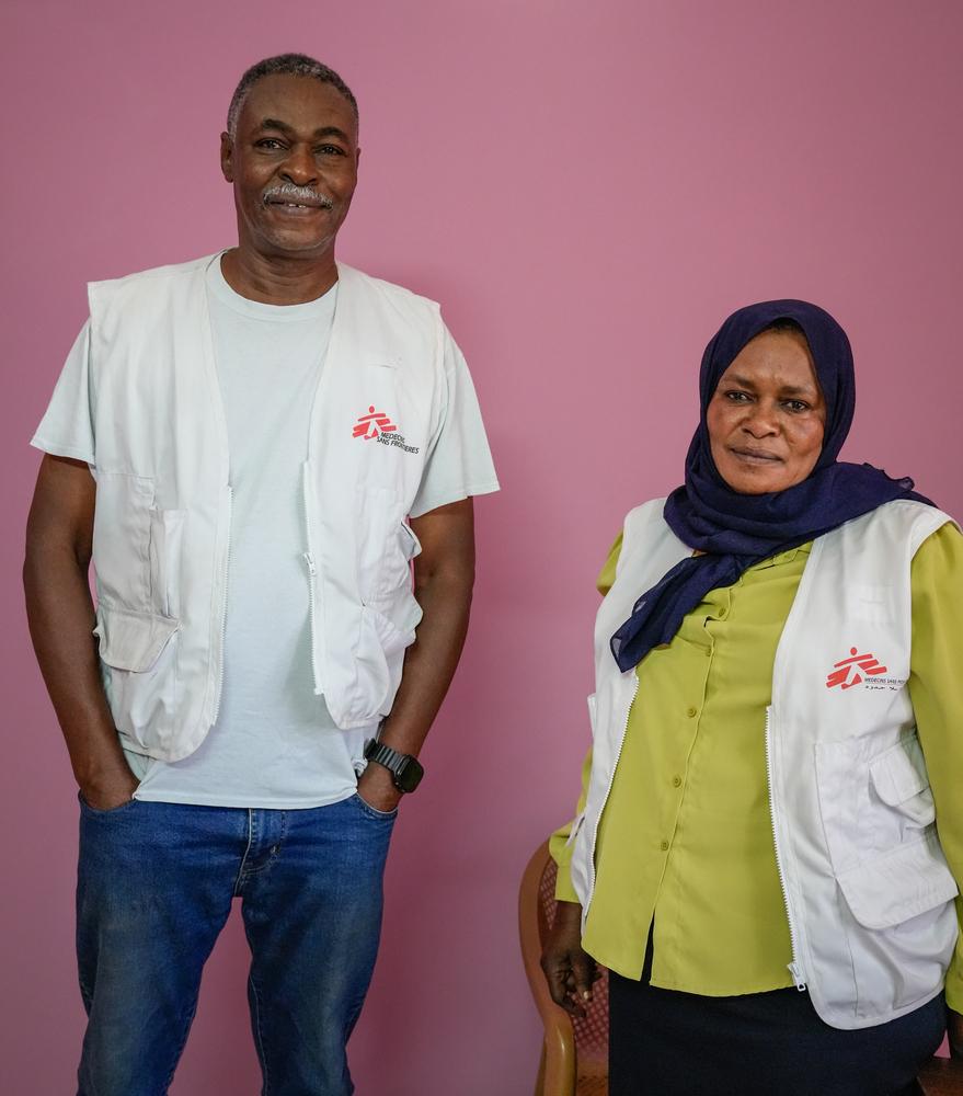 Portrait de Majda Rizq et Mohamed Koko.