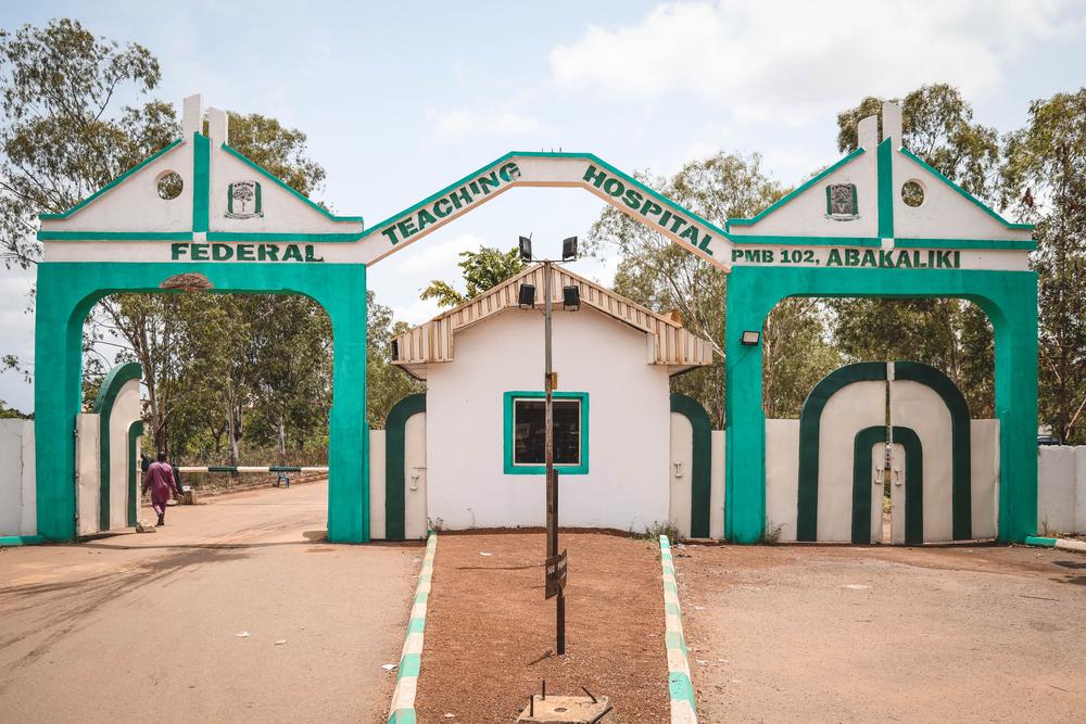 L'hôpital universitaire fédéral d'Abakaliki, où MSF apporte son soutien à la détection et à la prise en charge des cas de fièvre de Lassa. Nigéria, mars 2023 © Abba Adamu Musa/MSF 