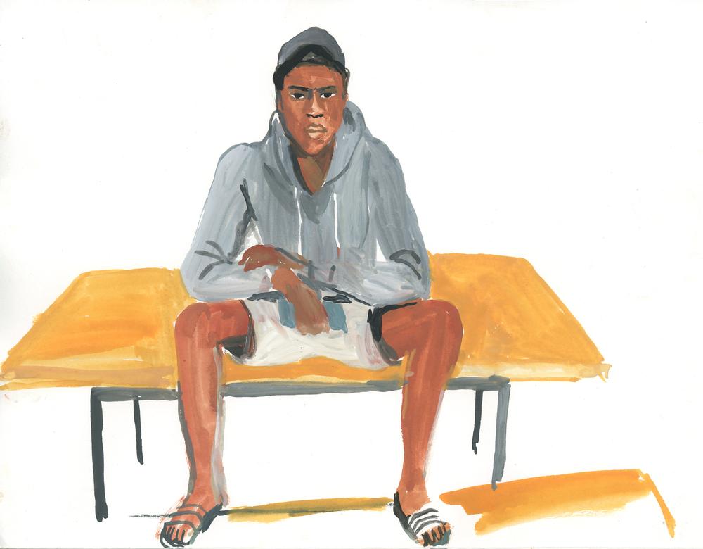 Portrait d’un adolescent du GR1.
