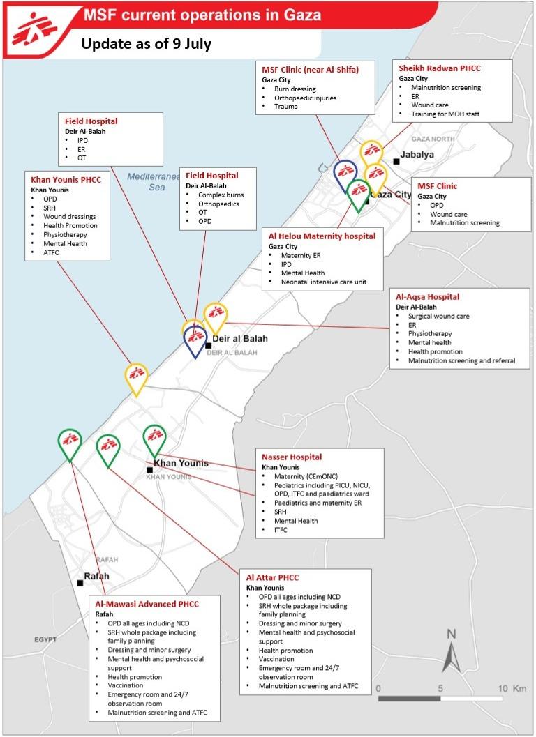 Map of Gaza