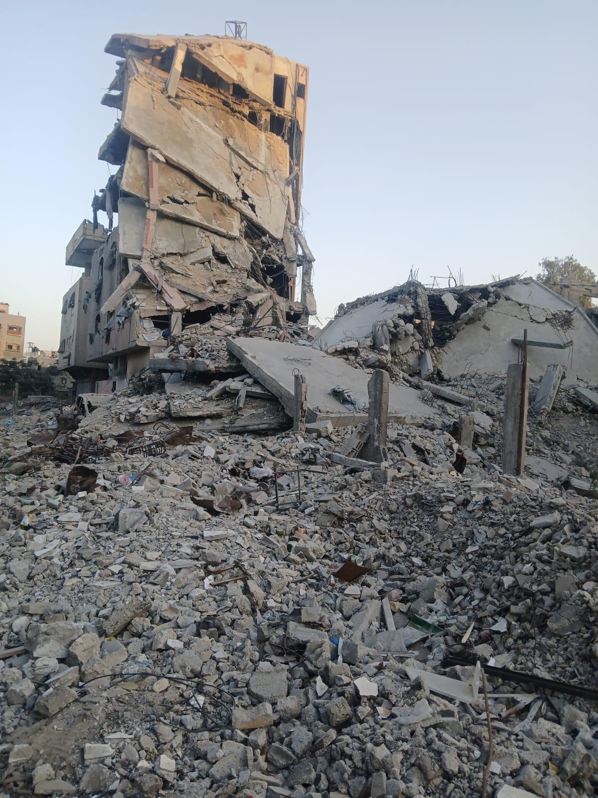 Maison en ruine après un bombardement israélien, Gaza