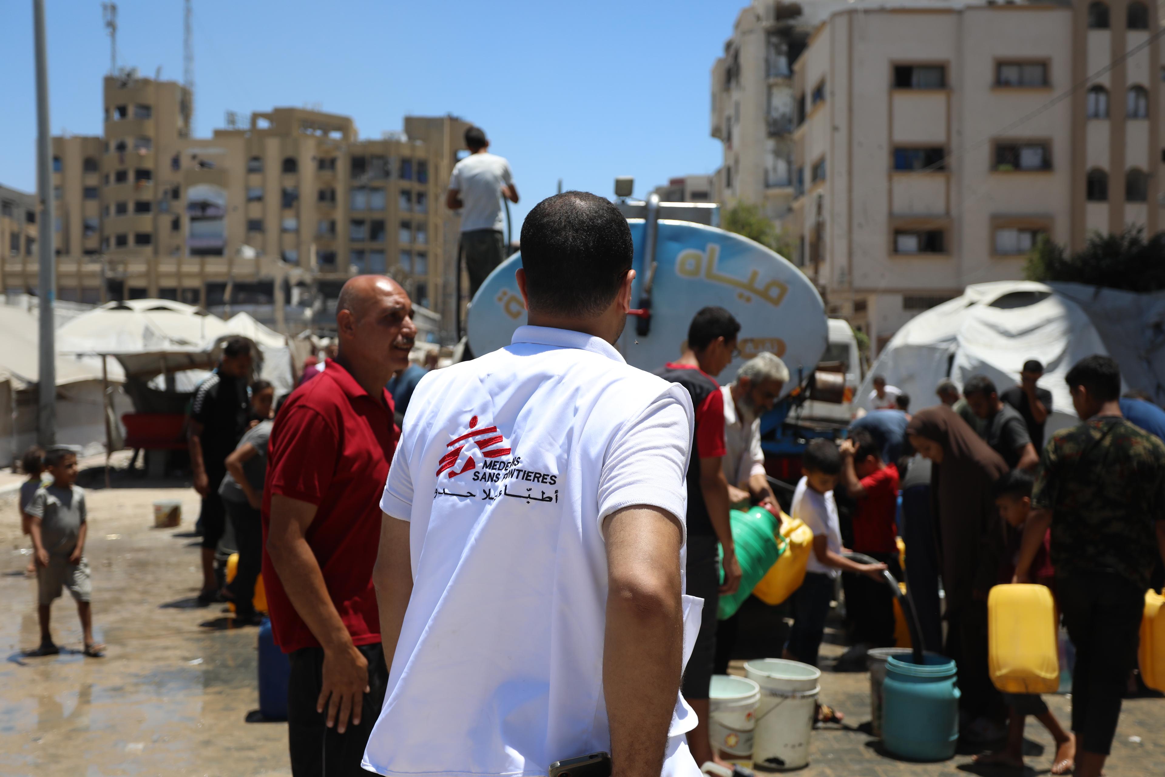 'We cannot accept the risk of our water-trucking distribution sites becoming massacre sites.' 