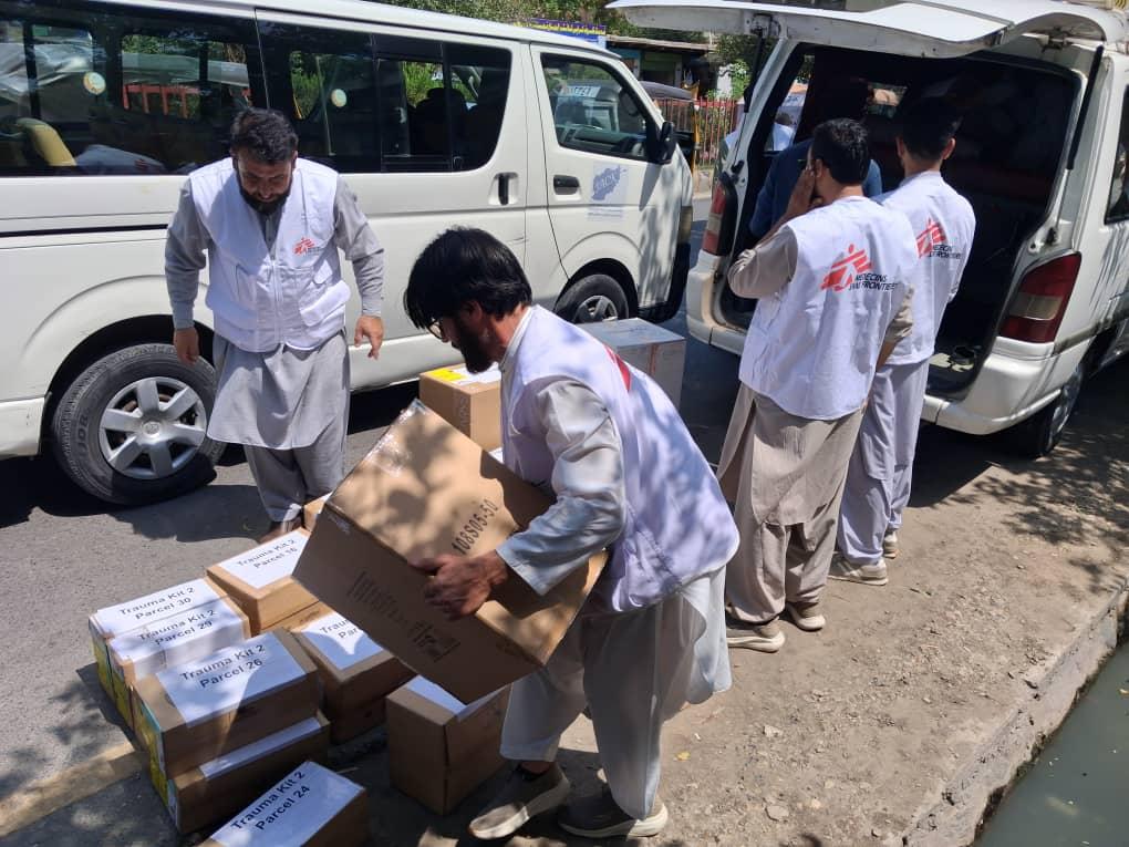An MSF team arrives in the provinces affected by the earthquake in eastern Afghanistan