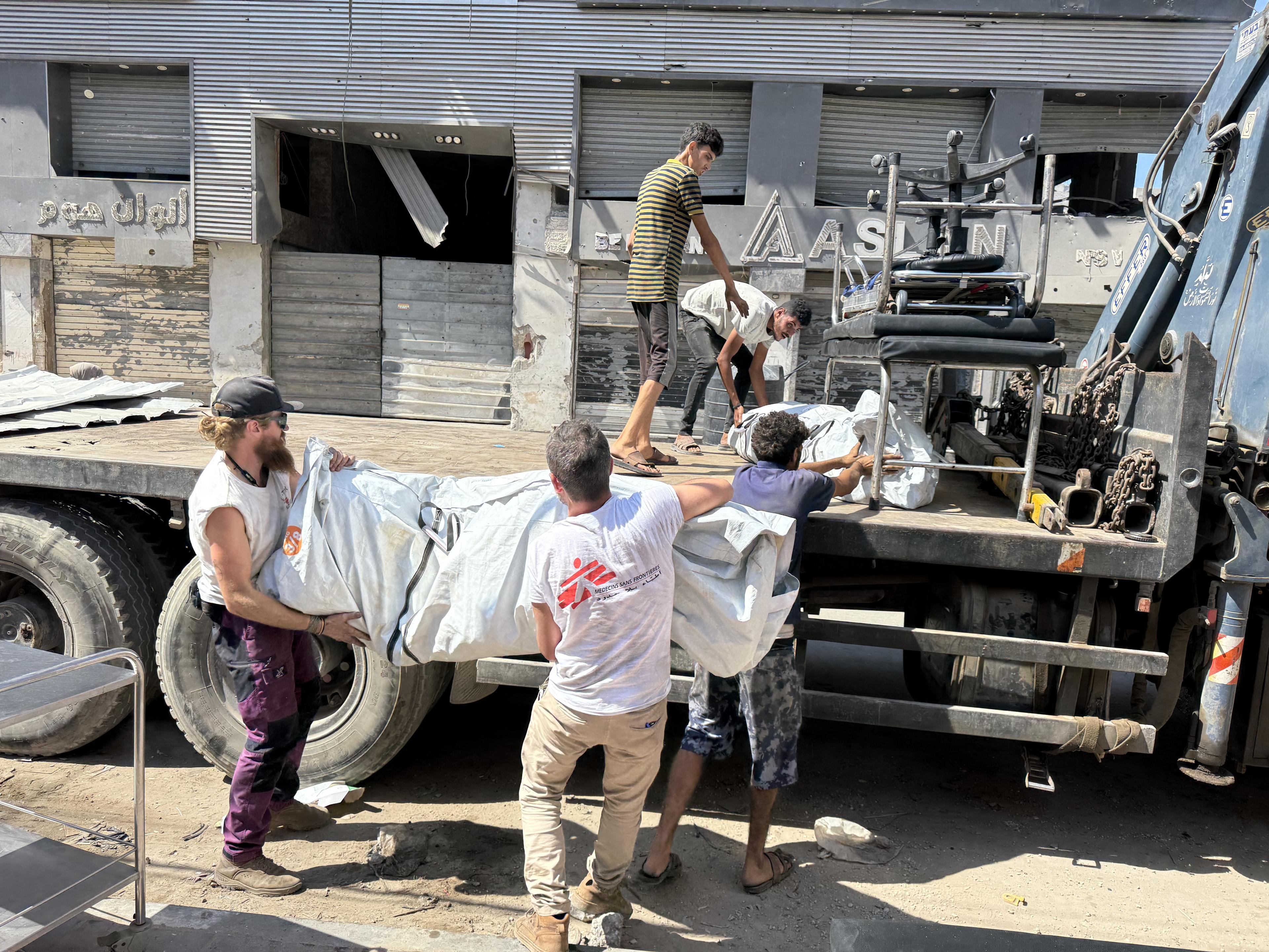 MSF contrainte de suspendre ses activités dans la ville de Gaza en raison de l'intensification de l'offensive israélienne