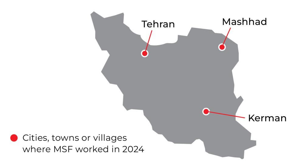 Iran IAR map 2024 ©MSF