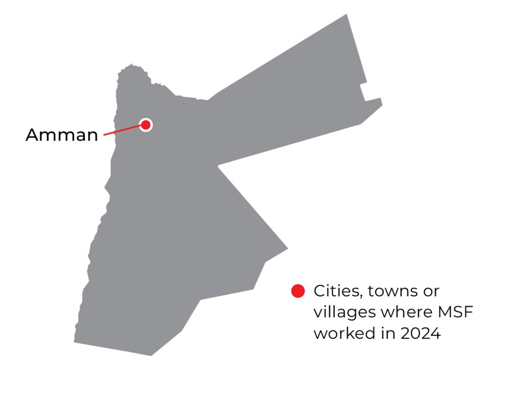 Jordan IAR map 2024 ©MSF