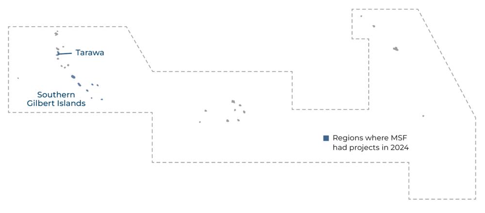 Kiribati IAR map 2024 ©MSF