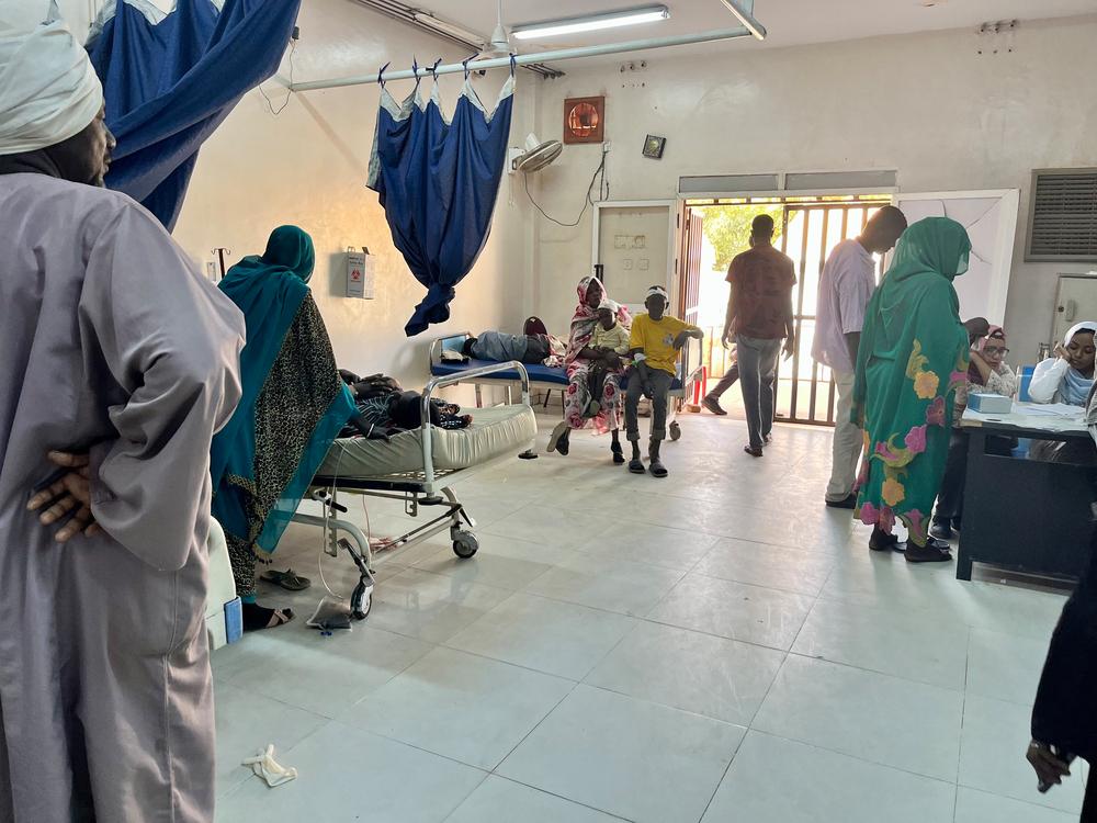 Le service de traumatologie des urgences de l'hôpital Al Nao, soutenu par MSF à Omdurman, dans l'État de Khartoum