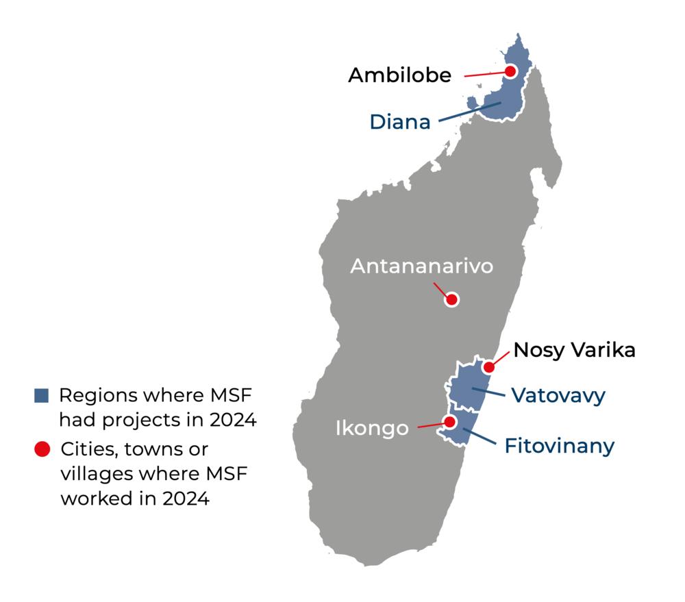 Madagascar IAR map 2024 ©MSF