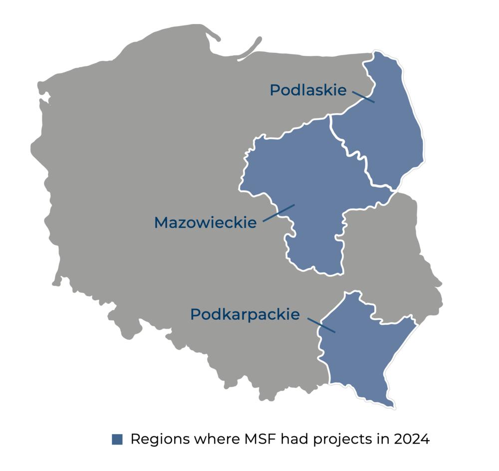 Poland IAR map 2024 ©MSF