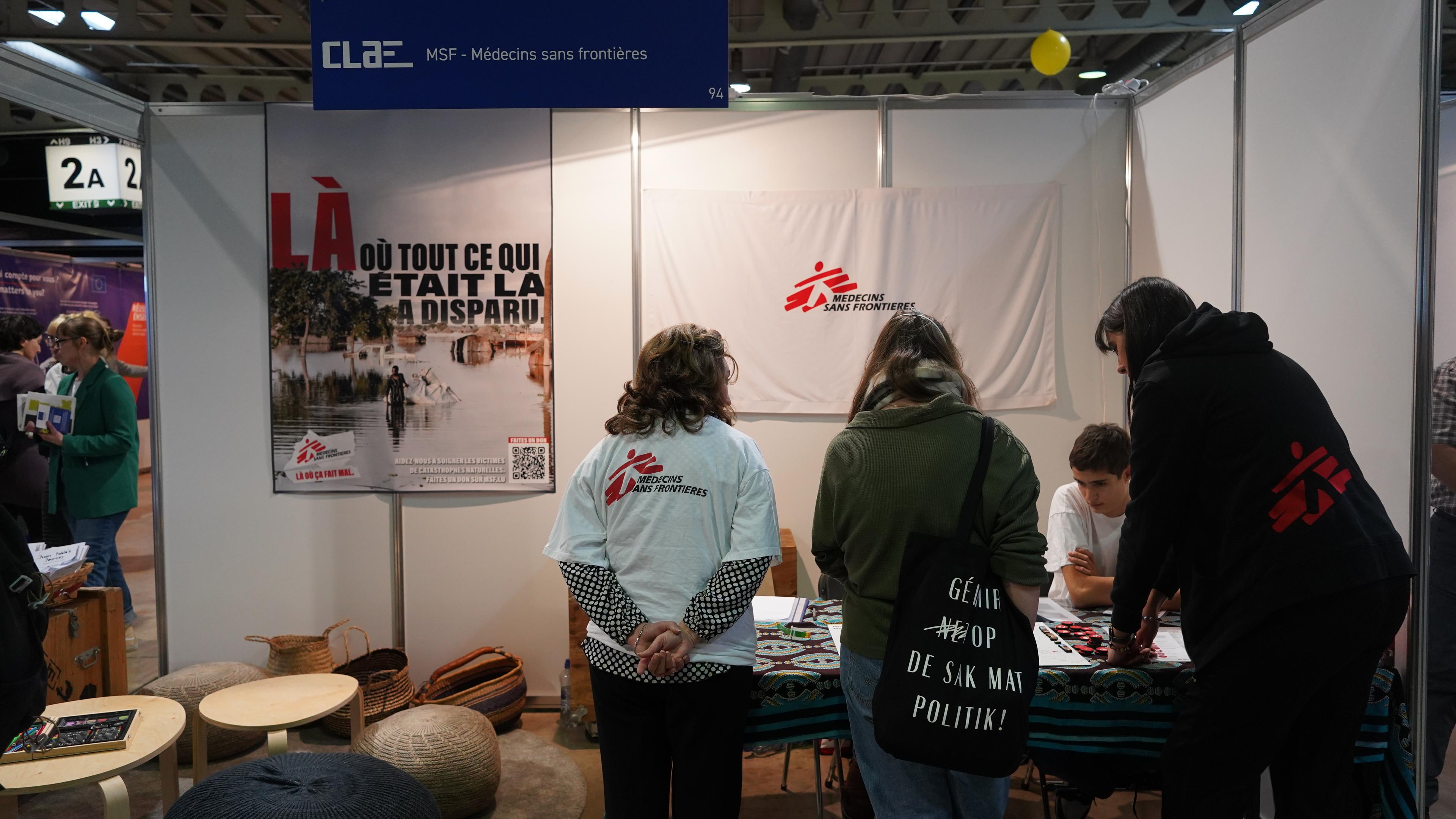 Stand au Festival des Migrations 2025