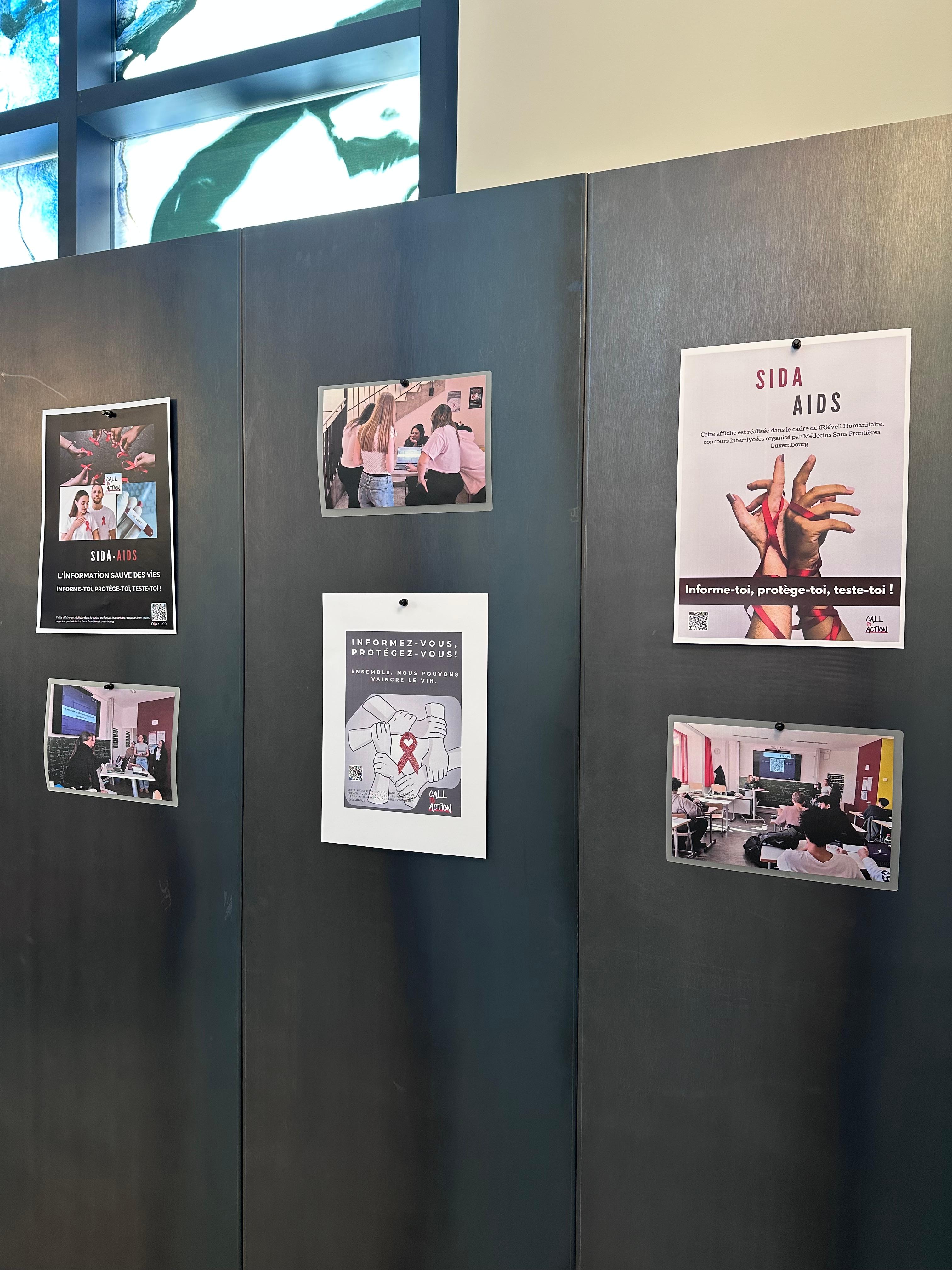 Exposition du projet lauréat du Call to Action de MSF Luxembourg au Musée Nationale de la Résistance et des Droits Humains d'Esch-Sur-Alzette