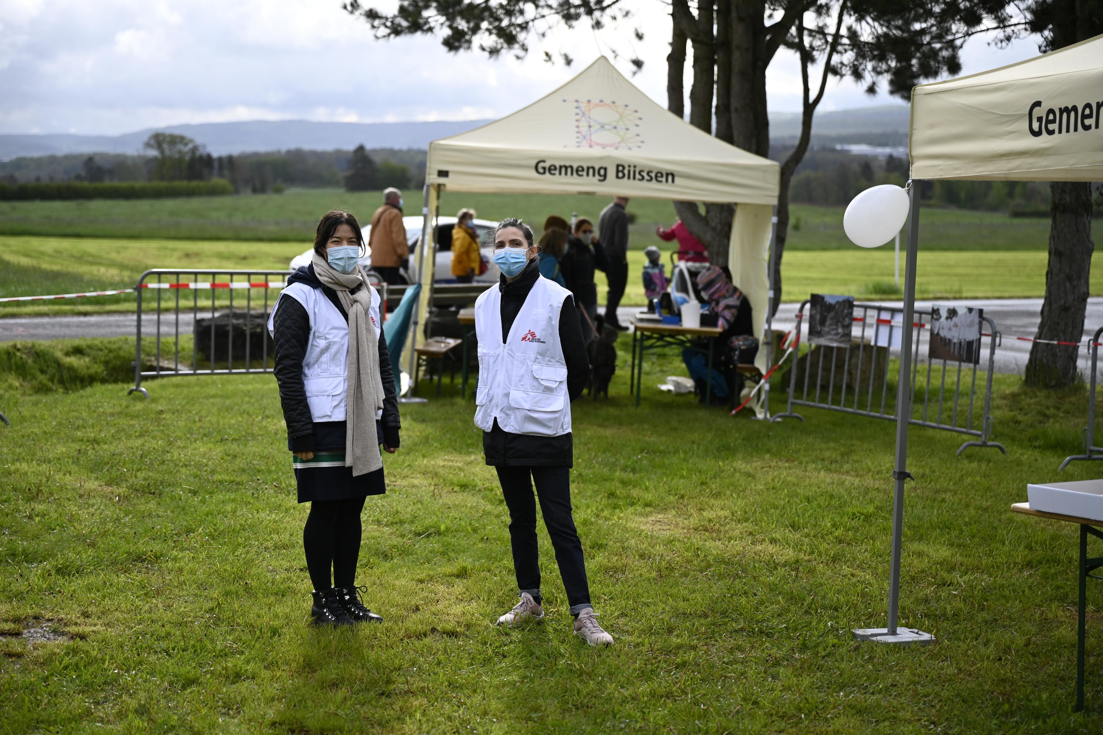 Scene of the Bissen rally organized on May 16th. May 2021. Luxembourg. 