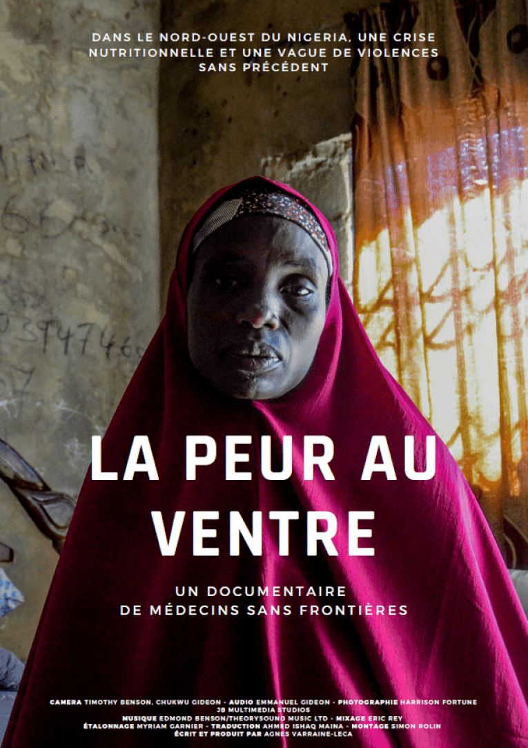 Affiche du documentaire « La peur au ventre » 