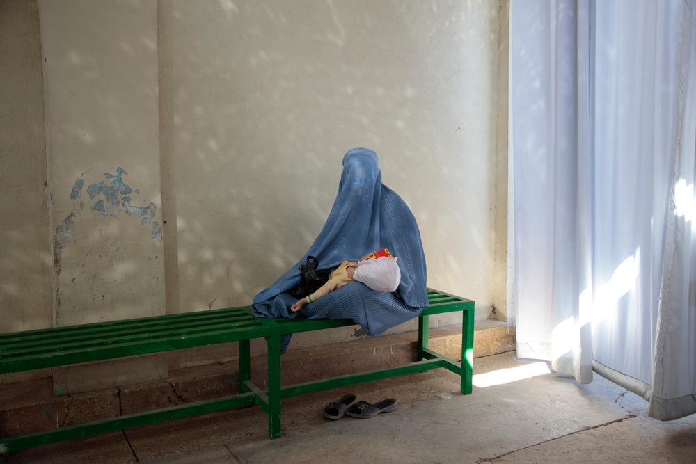 MSF’s Inpatient Therapeutic Feeding Centre (ITFC) at Herat Regional Hospital. Only women, except the staff, are allowed to enter in the facilities. 