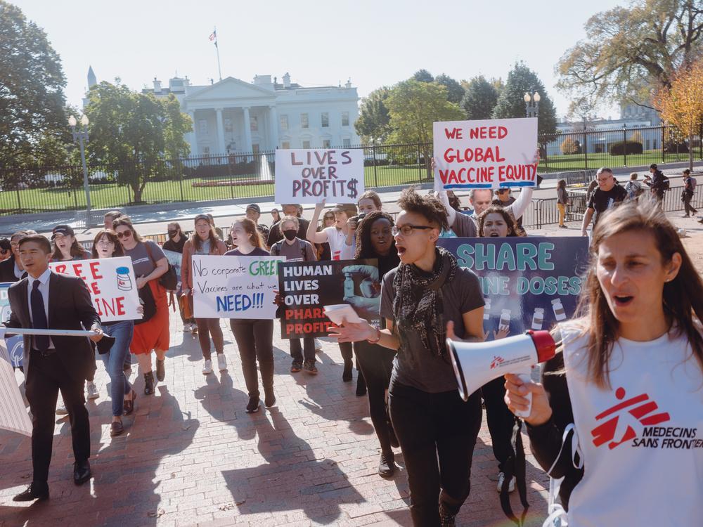 Démonstration de l'équité en matière de vaccins à Washington, DC. Novembre 2021 