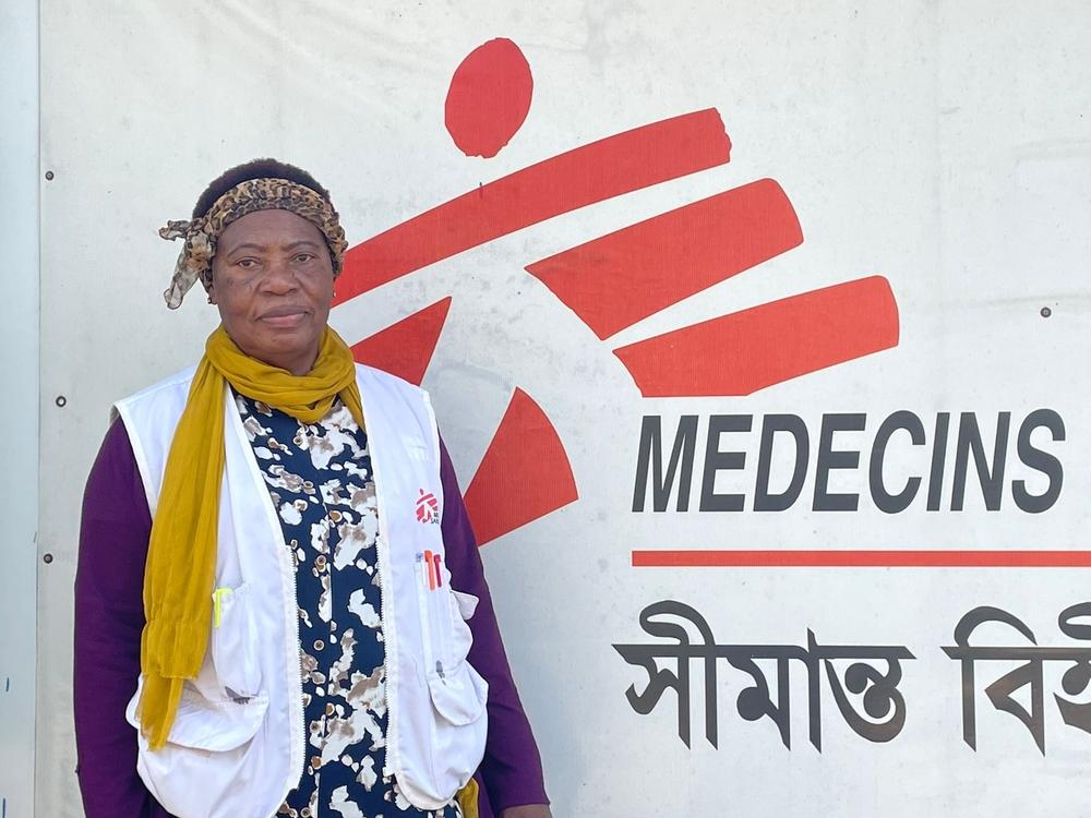 Rebecca Smith, Medical Activity Manager for MSF’s Paharer Uddi Hospital—known as ‘Hospital on the Hill’—in Cox’s Bazar, Bangladesh. 
