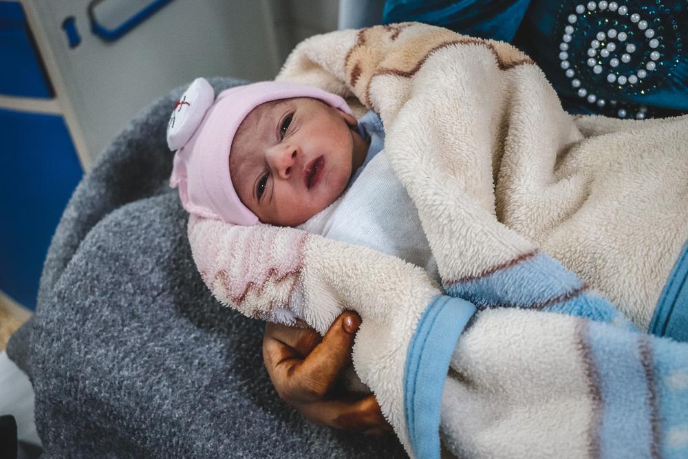 Baby Layth was born on 12 January. He is the first son of 15-year-old Rafida. Layth's mother had to undergo a vacuum delivery due to foetal distress and tachycardia. 