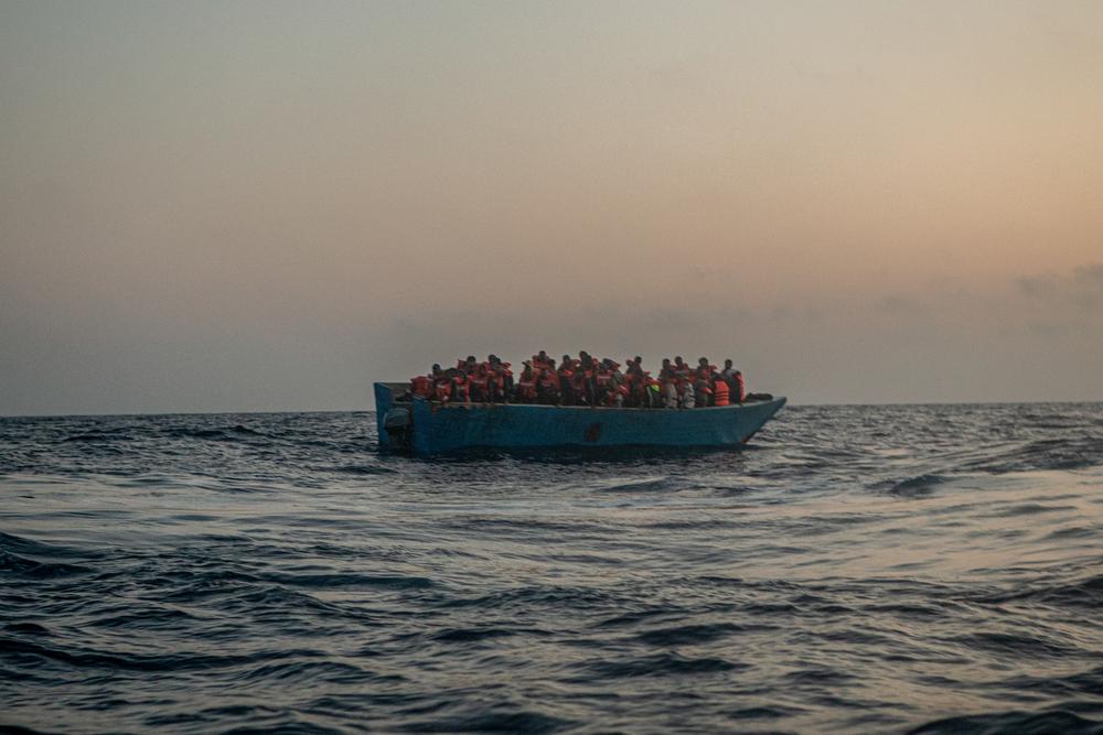 On the night of 11 May, we rescued 67 people from a wooden boat in danger of sinking in the SAR area of Malta. Later that night, we rescued another 29 people from a rubber boat in distress 