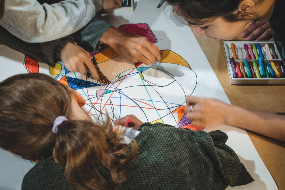 In Berehove, MSF psychologists work with children who have been evacuated from conflict areas. May, 2022 