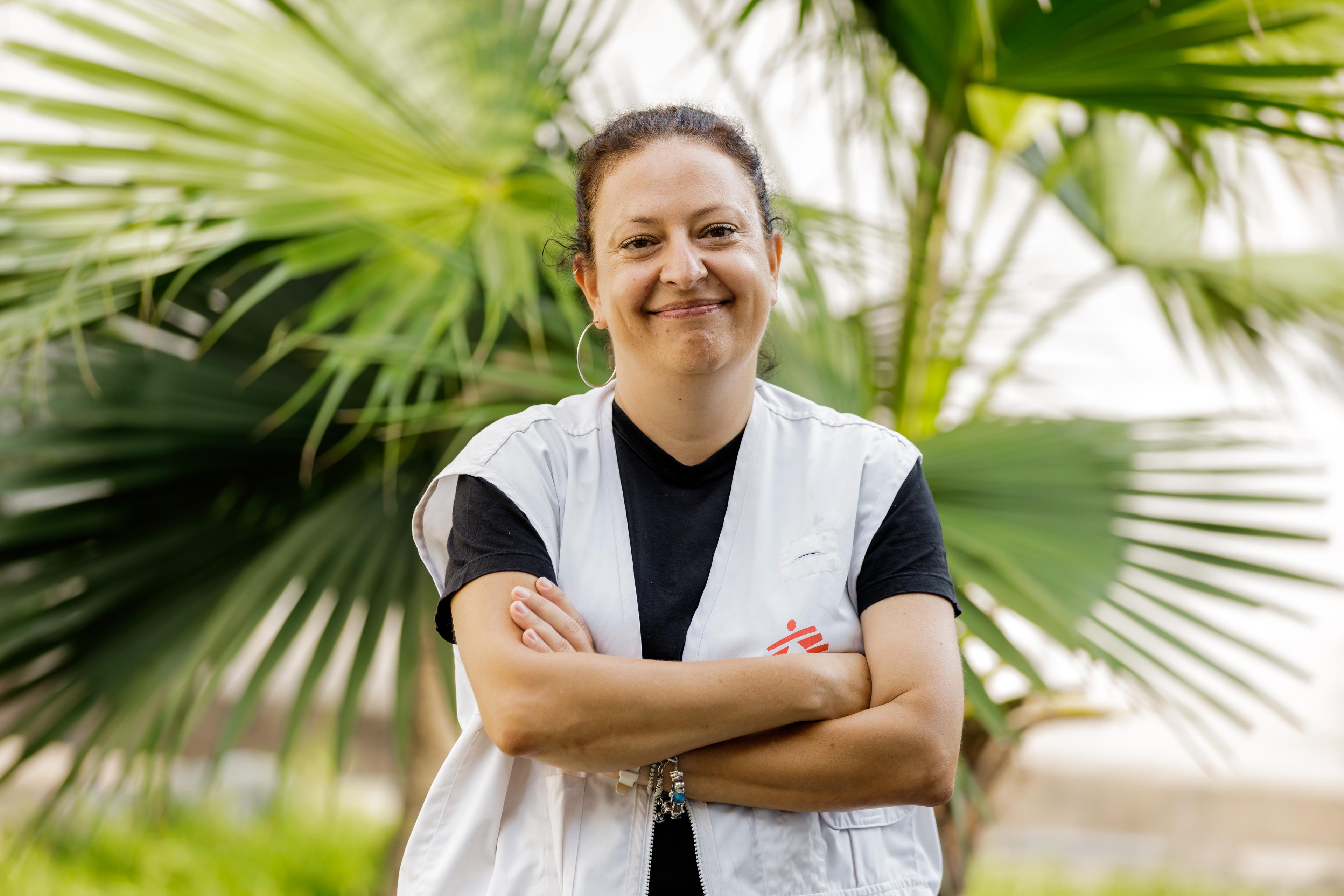 27/10/2022 - Alessandra Giudiceandrea, chef de mission MSF en République démocratique du Congo. 