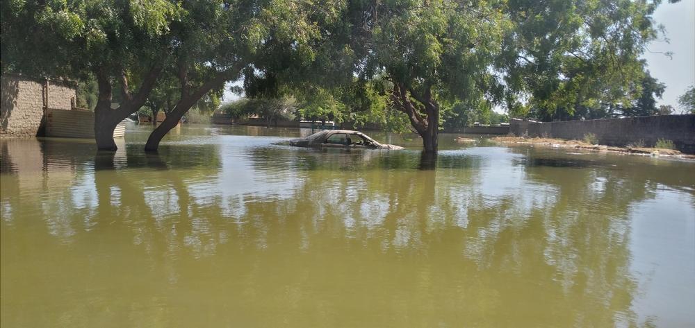 Des maisons, des écoles et même des marchés ont été complètement submergés par les eaux pendant des semaines. 