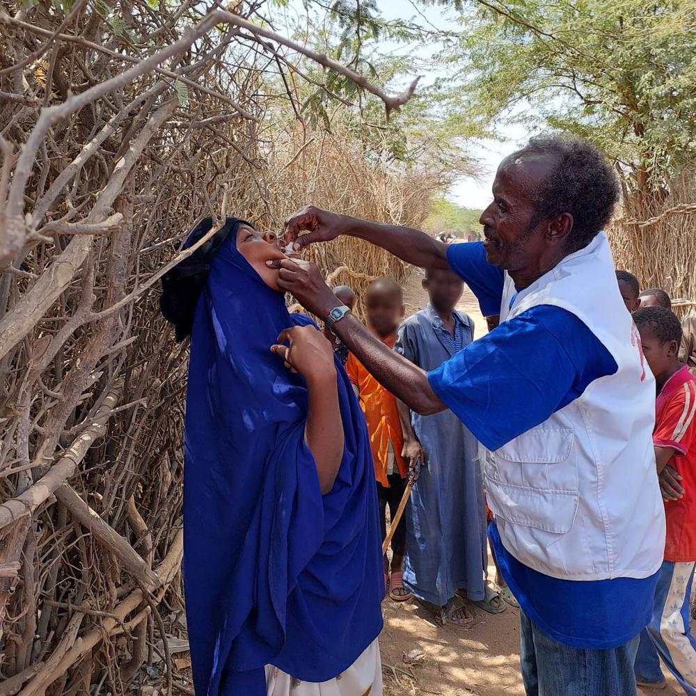 Campagne de vaccination contre le choléra à Dagahaley. 