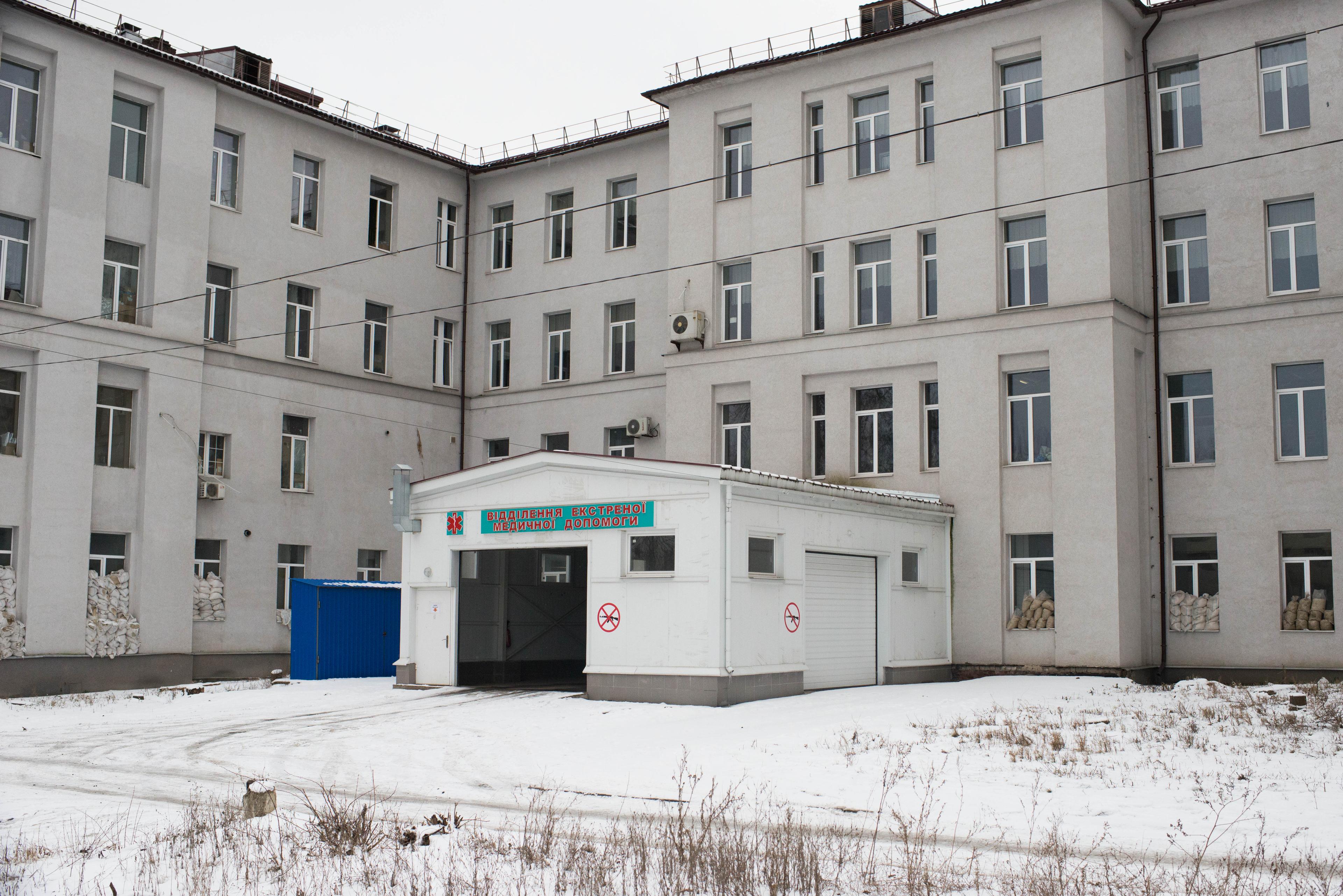 Urgence de l&#039;hôpital de Kostyantynivka. Oblast de Donetsk, Ukraine. 