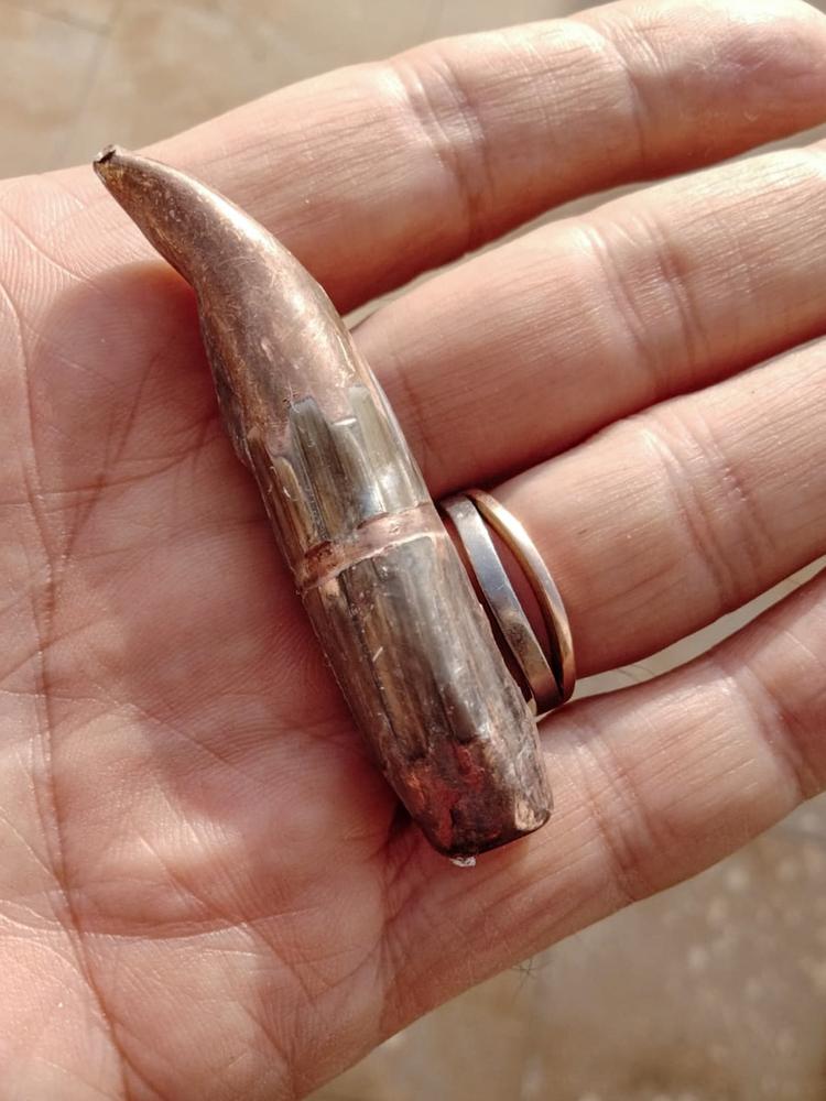 Bullet found on roof of MSF guest house in Khartoum, Sudan. 