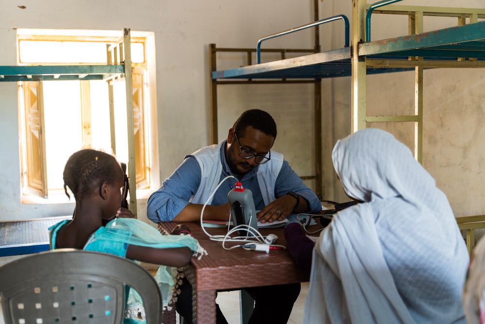Mobile clinics in Wad Madani, Sudan, June 2023. 
