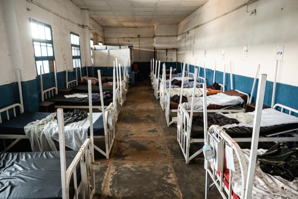 A view of the intensive care uni, which emptied after patients fled following an armed attack just a few kilometres away from the reference hospital in Ituri. DRC, 18 May 2023.  