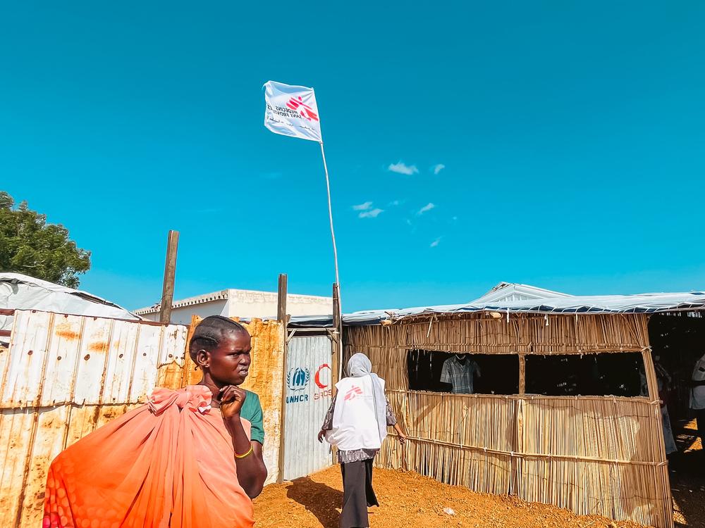 Clinique MSF au camp de réfugiés d&#039;Um Sangour, dans l&#039;État du Nil Blanc 