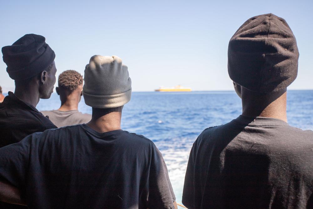 On the way to La Spezia, the safety port assigned to the Geo Barents, the 49 survivors, including 32 unaccompanied minors, took time to relax and recuperate, and to talk to our teams. August 2023 